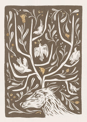 Antler Garden Print