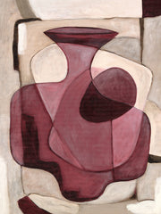 Bordeaux Vase Print