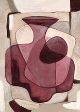 Bordeaux Vase Print
