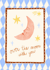 Carole Hillman - Over the Moon Print