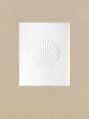 Embossed Scallop Print