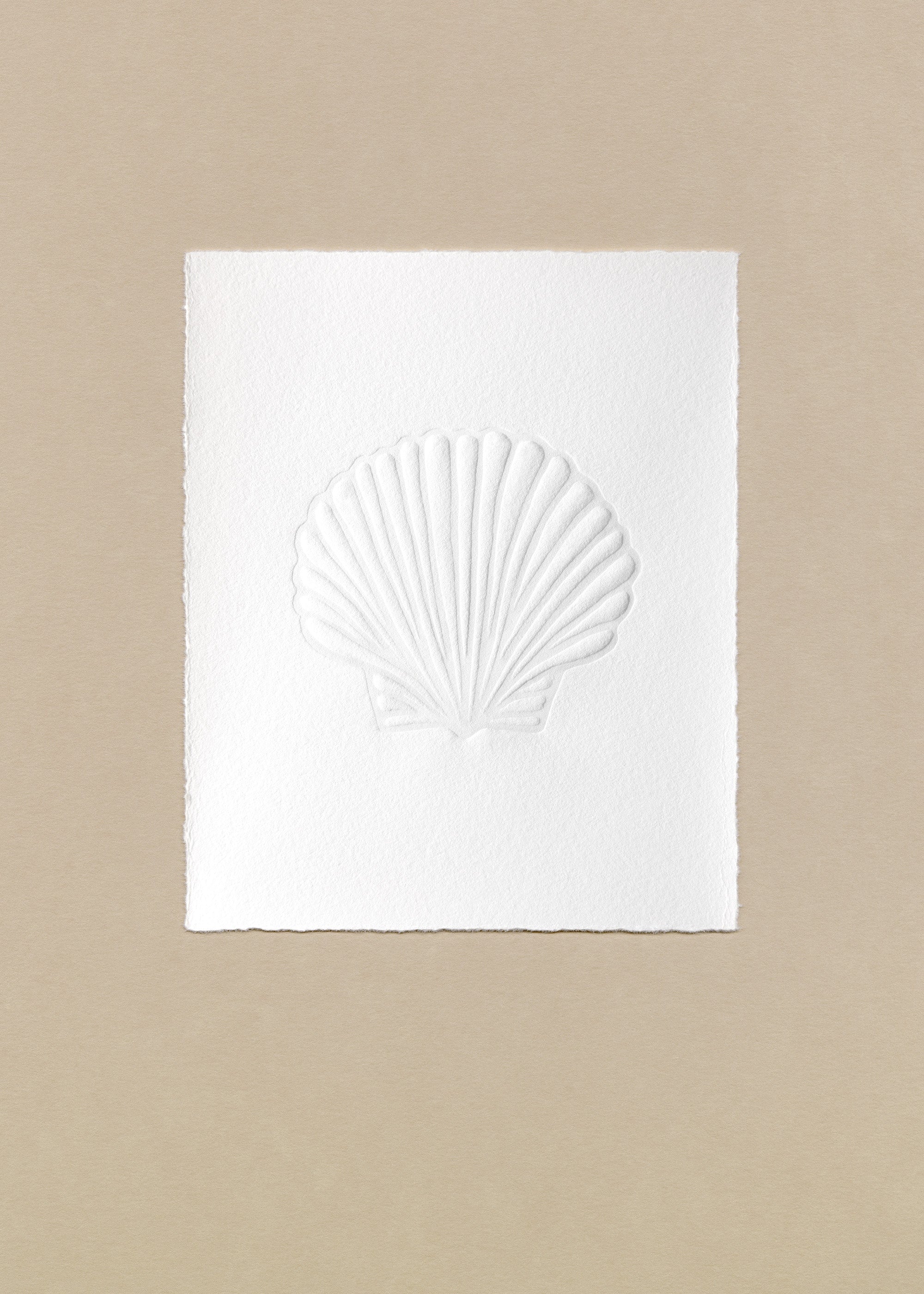 Embossed Scallop Print