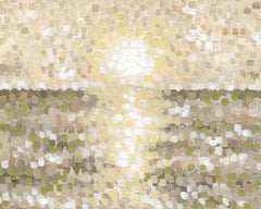 Pointillist Horizon Print