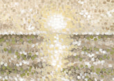Pointillist Horizon Print