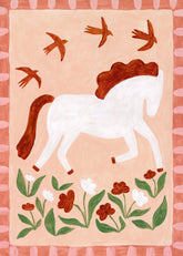 Hoofs and Flowers Print