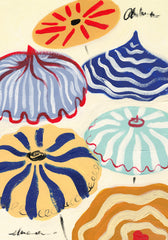 Riviera Parasols Print