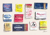 Larsen McDowell Art - Matchbook Collection No2 Print