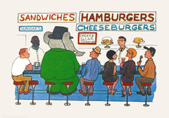 Babar - Babar Comes to America Print