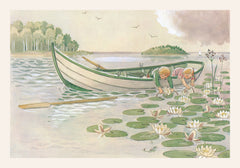 Elsa Beskow - Uncle Blue's New Boat Print