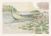 Elsa Beskow - Uncle Blue's New Boat Print