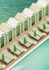 Poolside Parade Print
