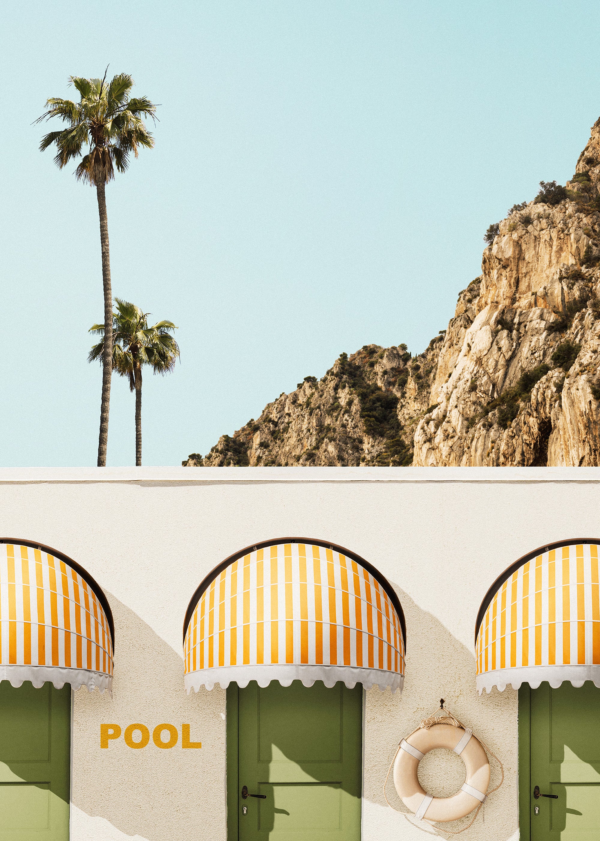 Pool House Print