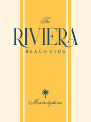 The Riviera Beach Club Print