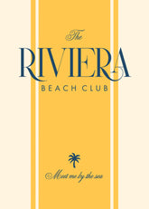 The Riviera Beach Club Print