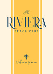The Riviera Beach Club Print