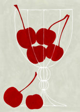 Kit Agar - Cherries Print