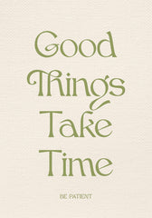 Be Patient Print