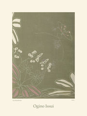 Ogino Issui - Ōyō Manga, Botanical Study Print