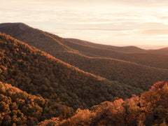 Blue Ridge Mountain Sunrise Print