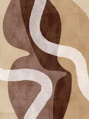 Earth Tone Abstraction No1 Print