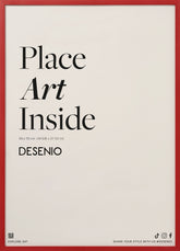 Red picture frame, 20 x 28 in