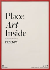 Red picture frame, 20 x 28 in