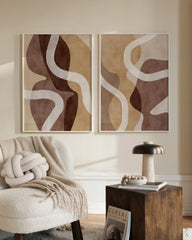 Earth Tone Abstraction Poster Pack