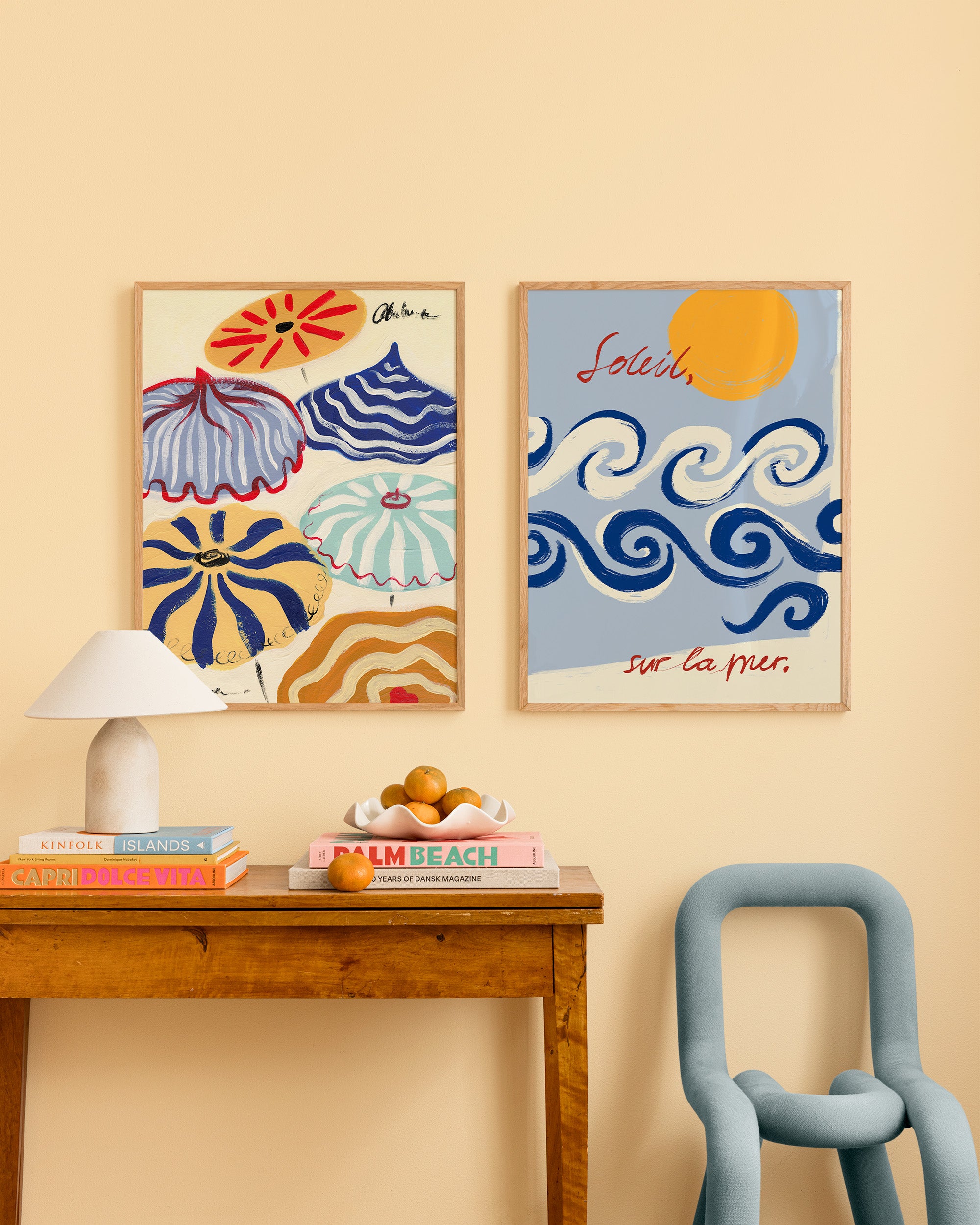 Riviera Parasols Poster Pack
