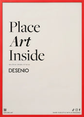 Red picture frame, 20 x 28 in