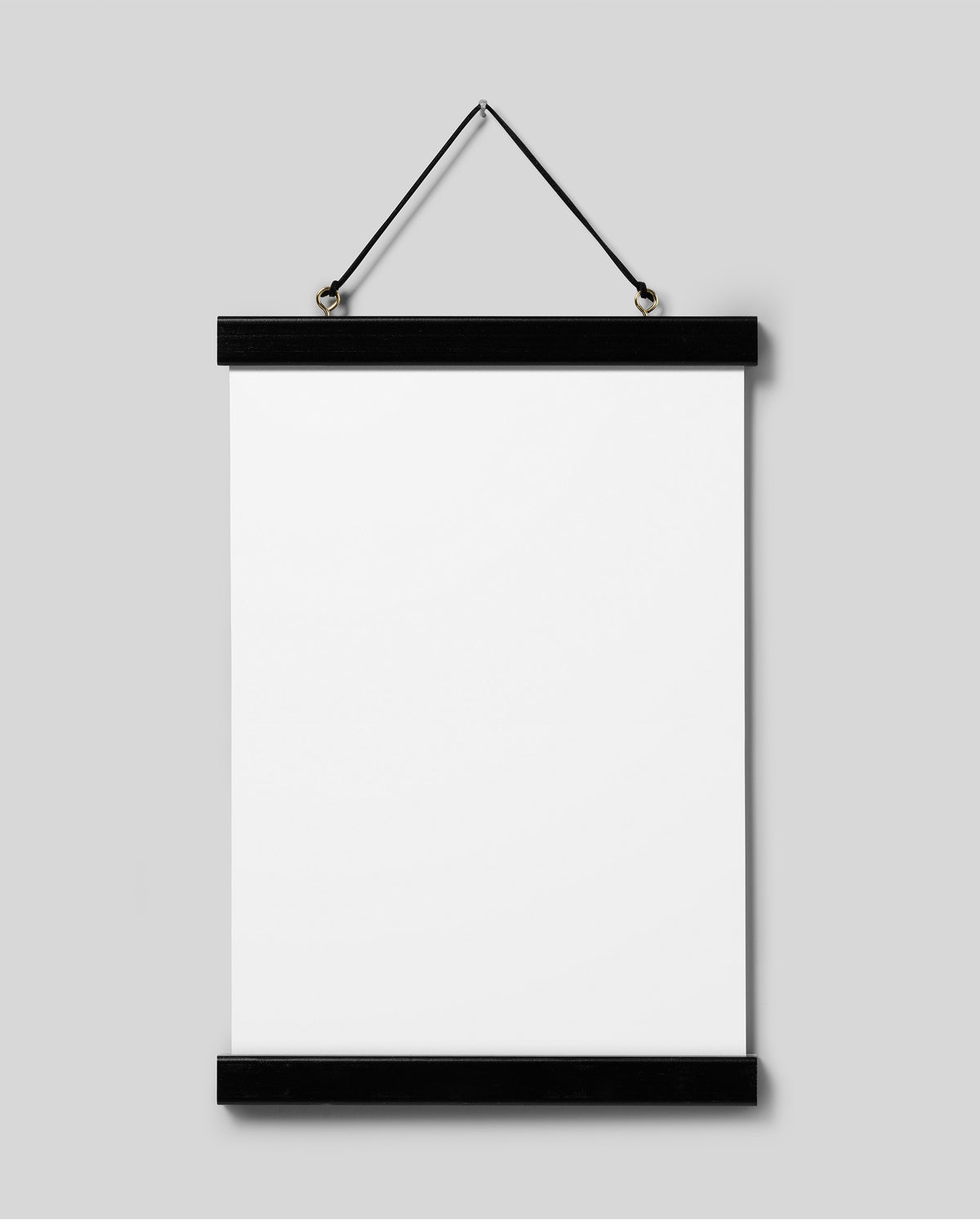 Poster hanger black 9 in, magnet fastener