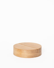 Poster Stand Oak Circular