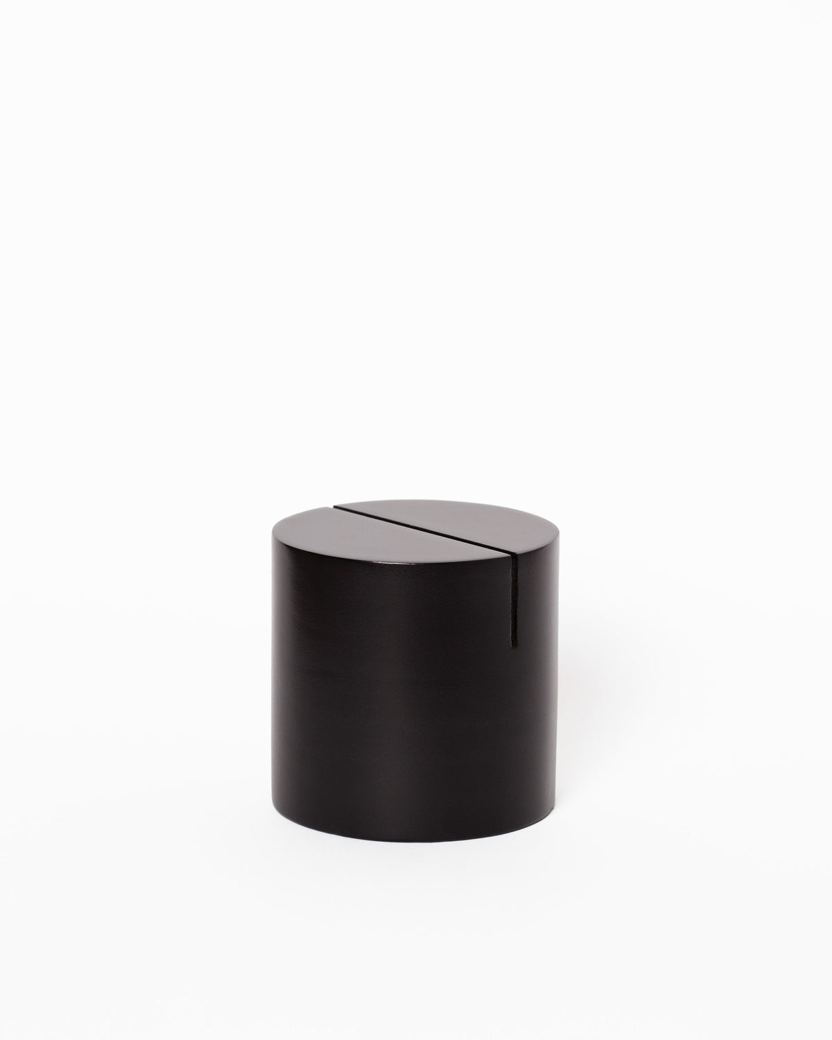 Poster Stand Black Cylinder