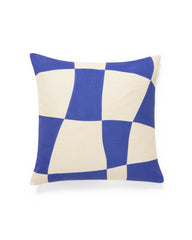 Irregular Blue Cushion Cover
