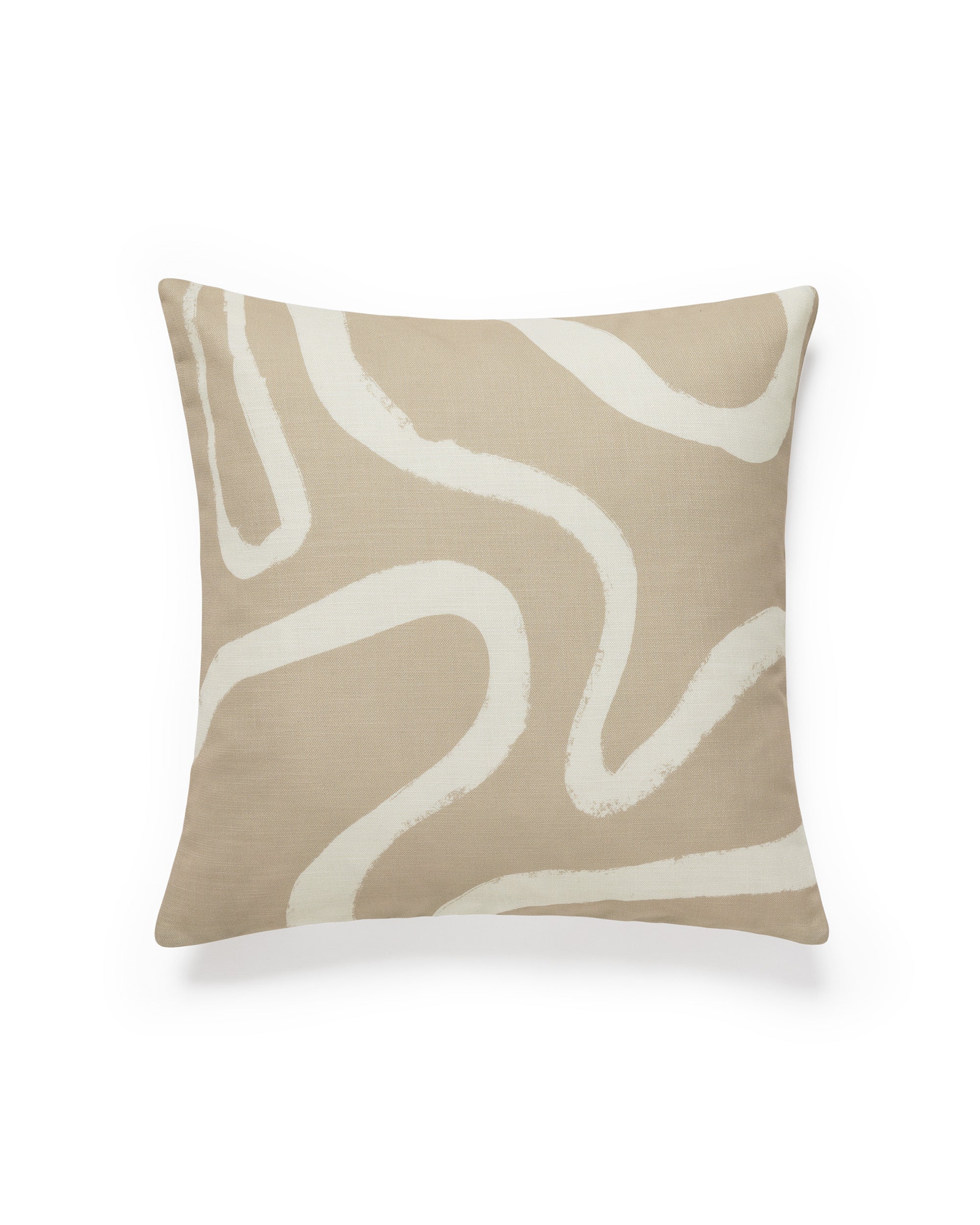 Beige Strokes No1 Cushion Cover