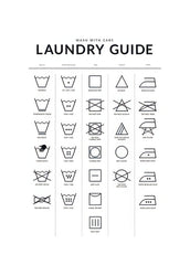 Laundry Guide Print