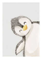 Playful Penguin Print