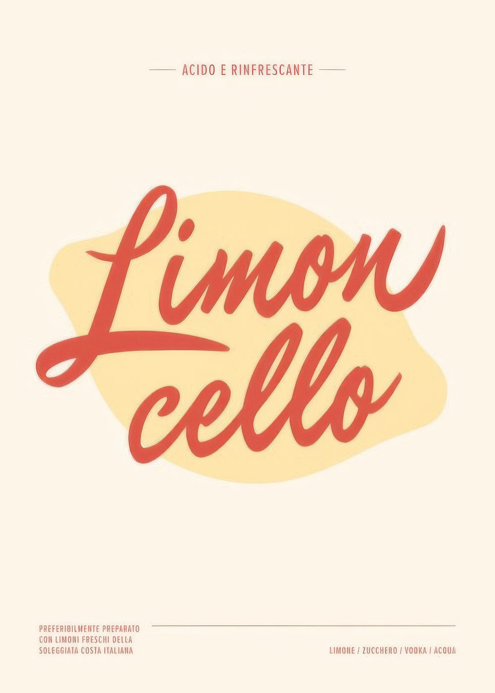 Limoncello Print