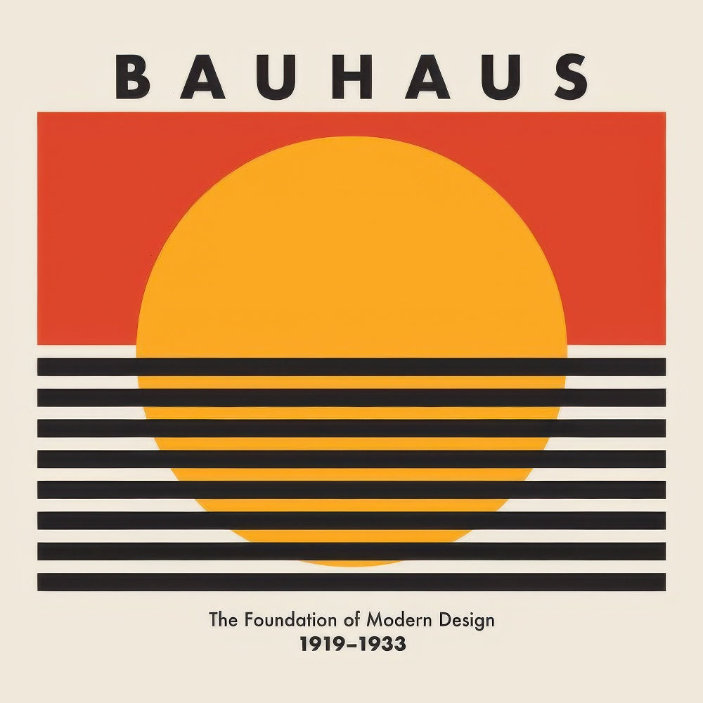 Bauhaus Sunset Print