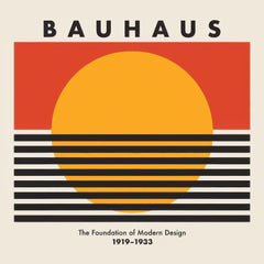 Bauhaus Sunset Print