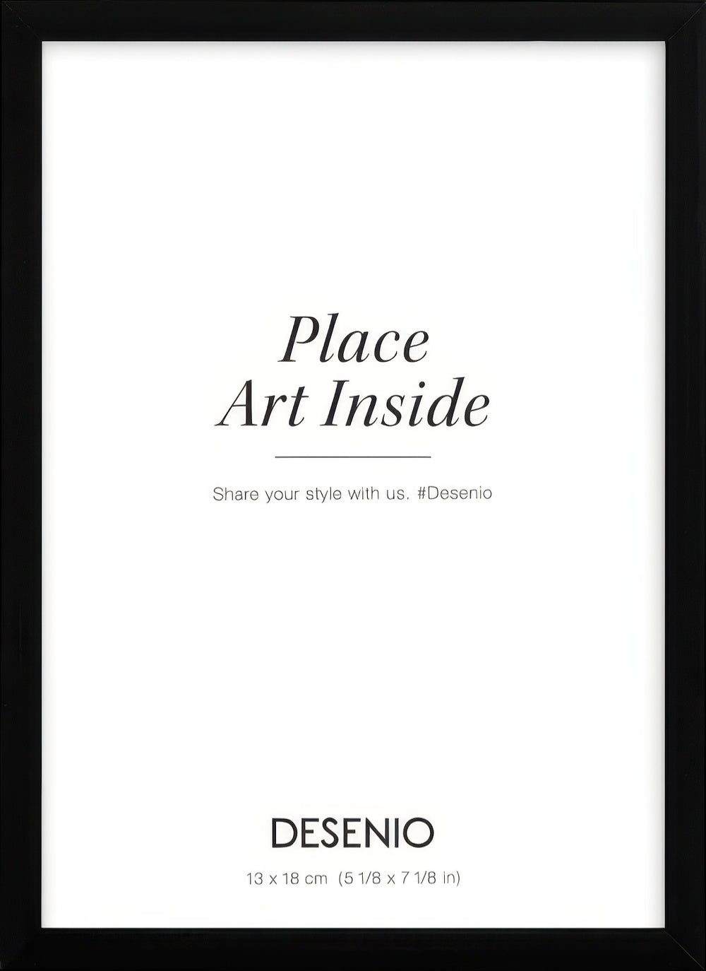 Metal frame Black, 5 x 7 in