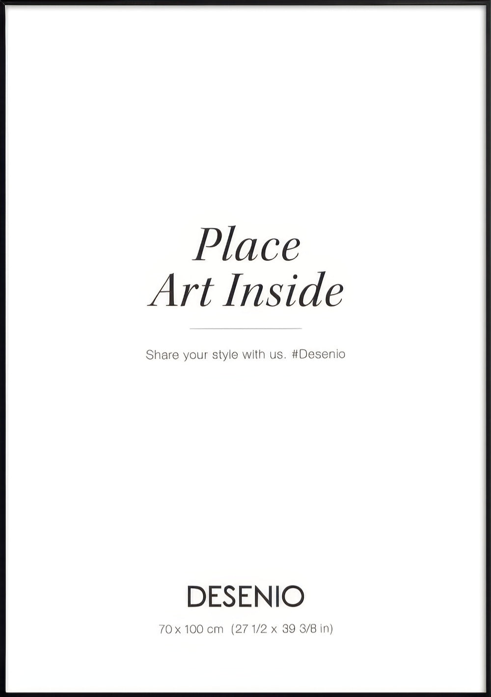 Metal frame Black, 28 x 39 in