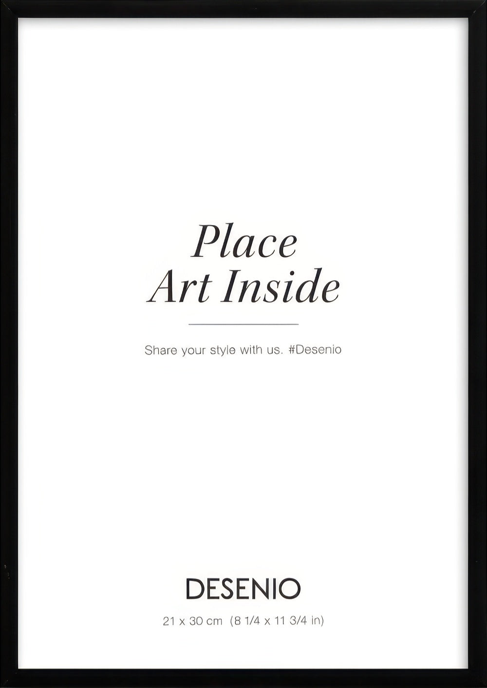 Metal frame Black, 8 x 12 in
