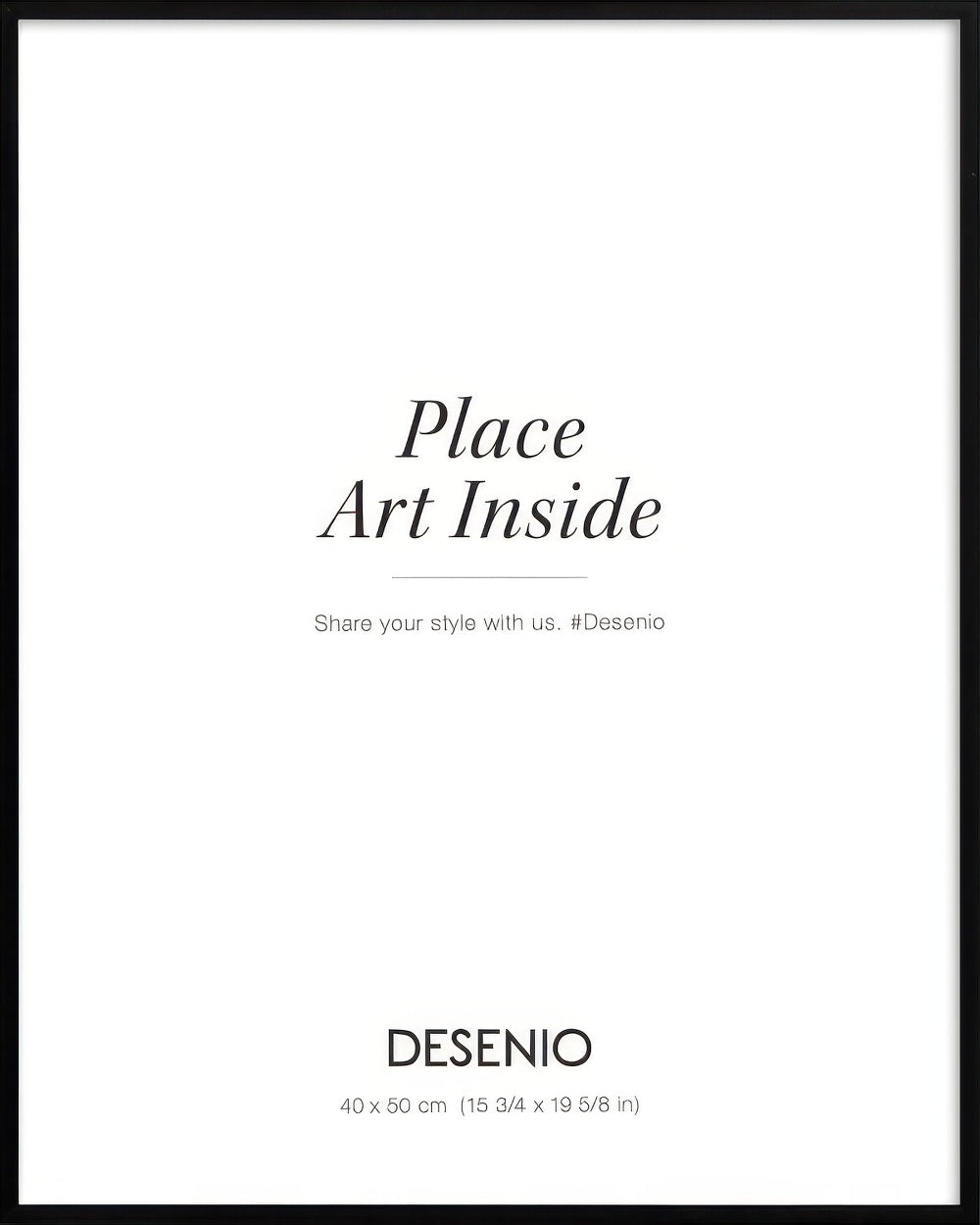 Metal frame Black, 16 x 20 in