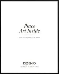 Metal frame Black, 16 x 20 in