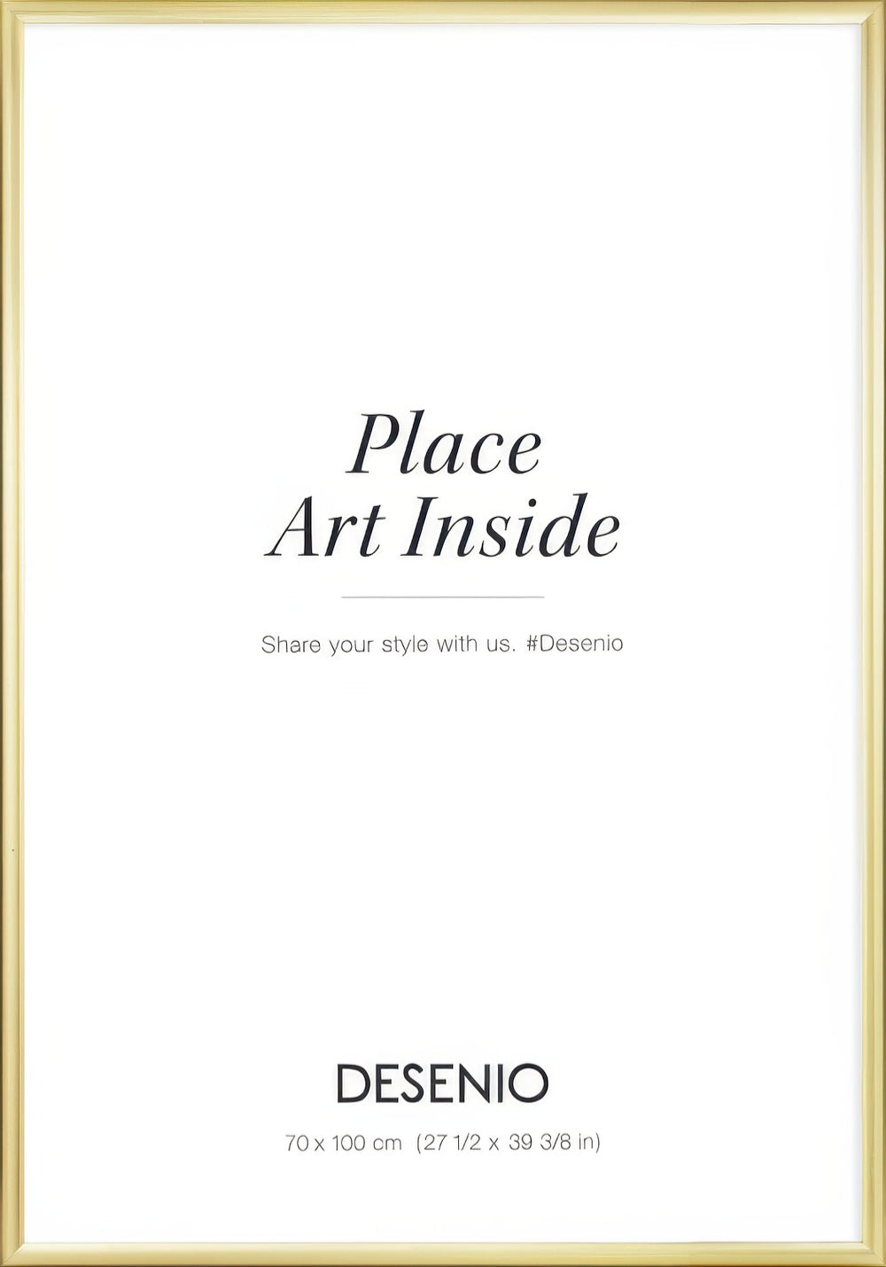 Picture frame gold, 28 x 39 in