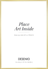 Picture frame gold, 28 x 39 in