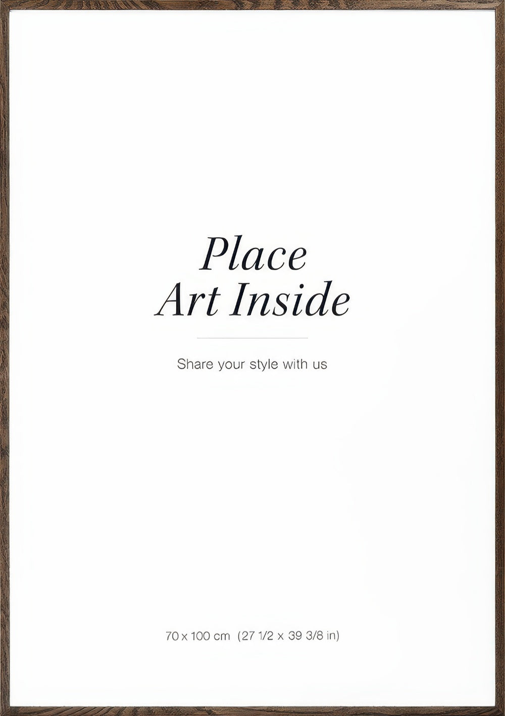 Dark Oak Frame, 28 x 39 in