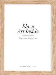 Oak picture frame, 5 x 7 in