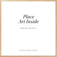 Oak picture frame, 20 x 20 in