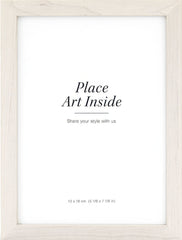 Wood frame light, 5 x 7 in